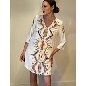 Kate Moss X Topshop Mini Dress / Tunic Festival Beauty &  Poolside Chic ~ Sz 4